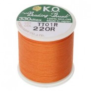 KO Beading thread Orange 22